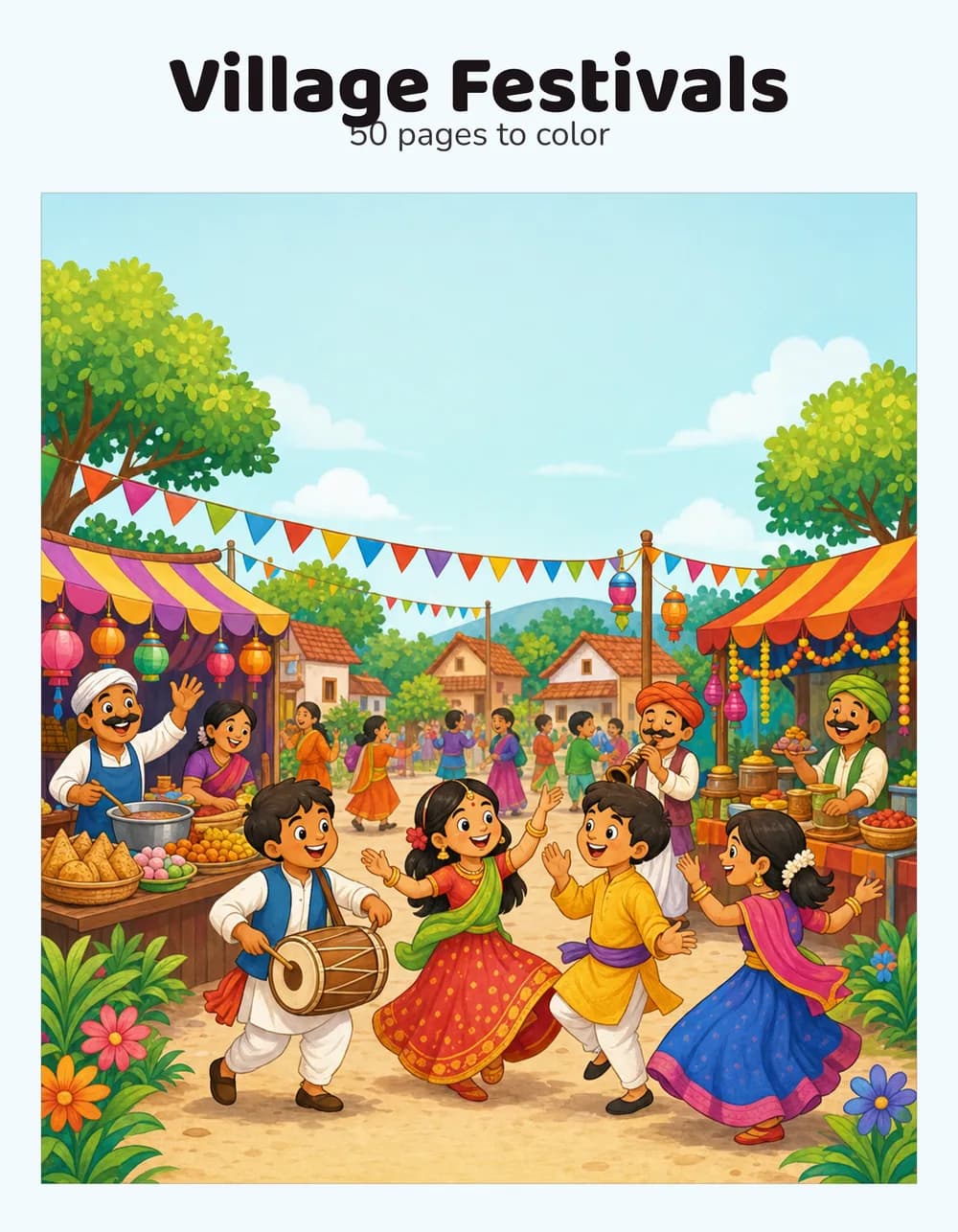 The same cover artwork using the Framed window layout